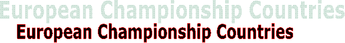European Championship Countries